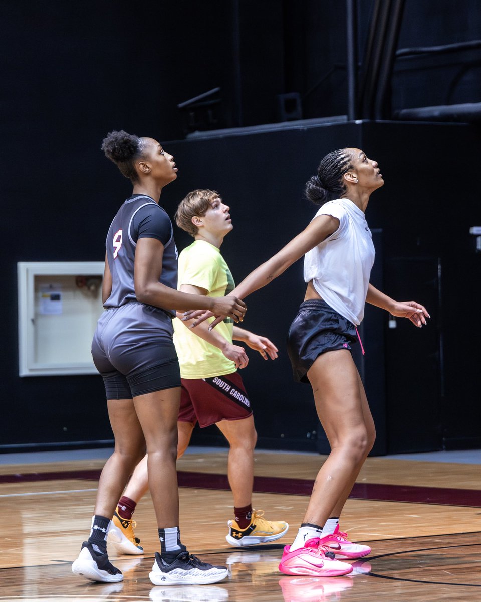 GamecockWBB's tweet photo. Top tier practice day 
@_ajawilson22 https://t.co/ZDoJwoKOH9