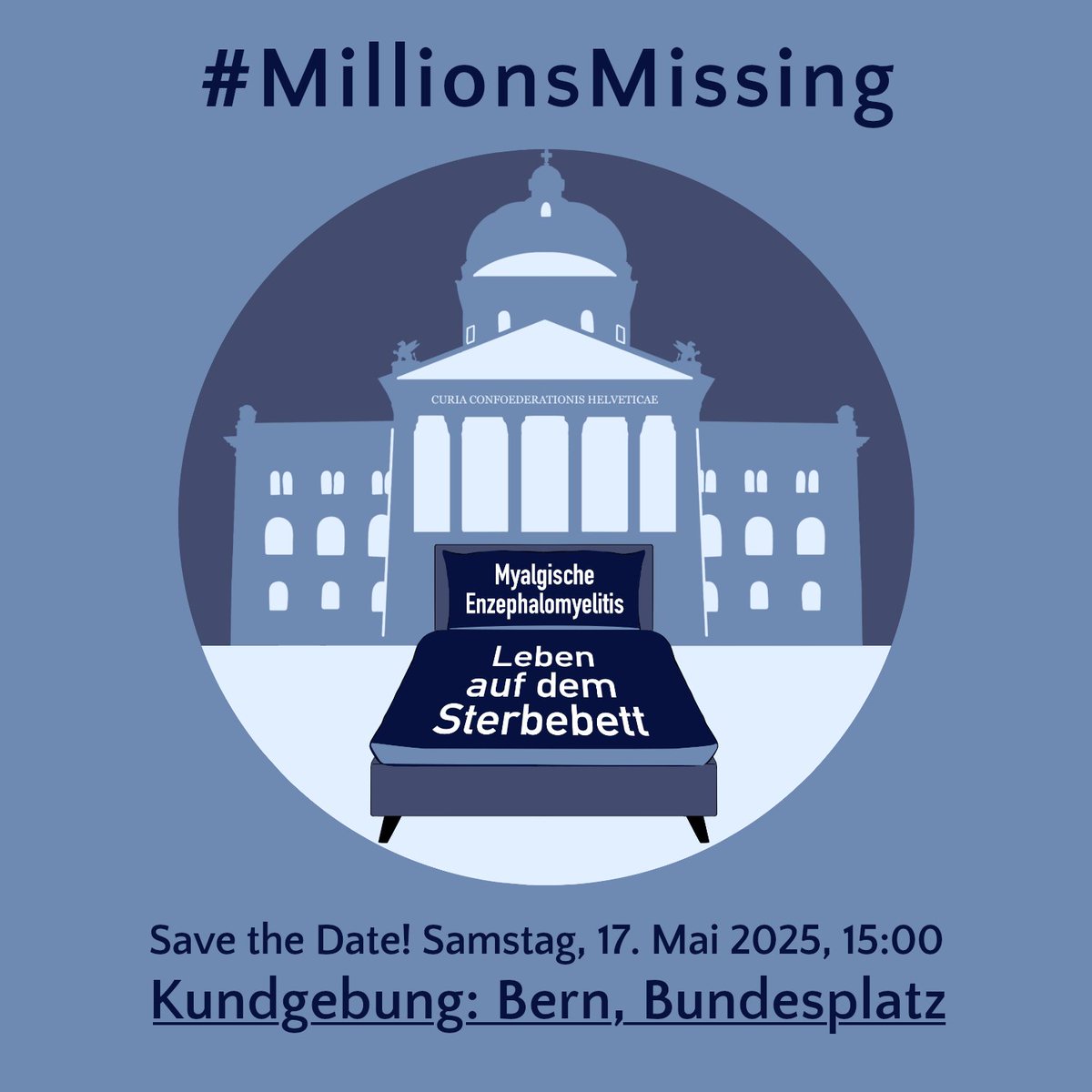 SGME_CH's tweet photo. Formular für Medienkontakte: https://t.co/AeXTy8iwZu

#MyalgischeEnzephalomyelitis
#MEawareness
#ChronicIllness
#MEnachCovid
#LongCovid
#PostCovid
#PostVac
#MEcfs

#LebenAufDemSterbebett
#GemeinsamStark https://t.co/DBoPaHqY41