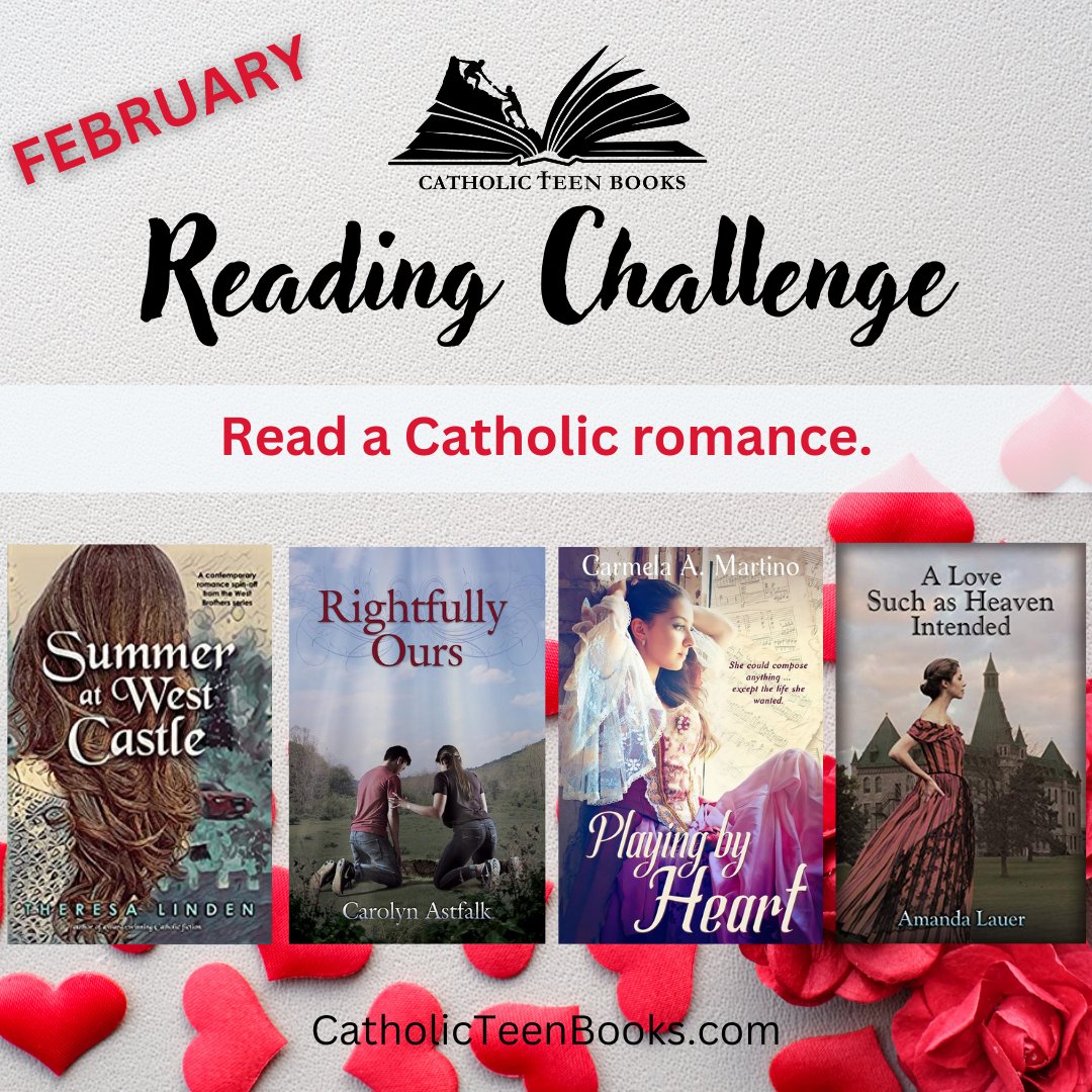Theresa Linden (@theresalinden9) on Twitter photo This month's reading challenge!
Visit catholicteenbooks.com for monthly challenge and book suggestions! #CatholicX
<a href="/CMAstfalk/">Carolyn Astfalk</a> <a href="/CatholicTeenBo1/">Catholic Teen Books</a> <a href="/CatholicMomCom/">CatholicMom Community</a> <a href="/CatholicWriters/">CatholicWritersGuild</a> <a href="/LesleaWahl/">Leslea Wahl</a> <a href="/CynthiaTToney/">Cynthia T. Toney</a> <a href="/TonyKolenc/">Antony Barone Kolenc</a> <a href="/carmelamartino/">Carmela Martino</a> <a href="/amandalauer23/">Amanda Lauer</a> This month's reading challenge!
Visit catholicteenbooks.com for monthly challenge and book suggestions! #CatholicX
<a href="/CMAstfalk/">Carolyn Astfalk</a> <a href="/CatholicTeenBo1/">Catholic Teen Books</a> <a href="/CatholicMomCom/">CatholicMom Community</a> <a href="/CatholicWriters/">CatholicWritersGuild</a> <a href="/LesleaWahl/">Leslea Wahl</a> <a href="/CynthiaTToney/">Cynthia T. Toney</a> <a href="/TonyKolenc/">Antony Barone Kolenc</a> <a href="/carmelamartino/">Carmela Martino</a> <a href="/amandalauer23/">Amanda Lauer</a>