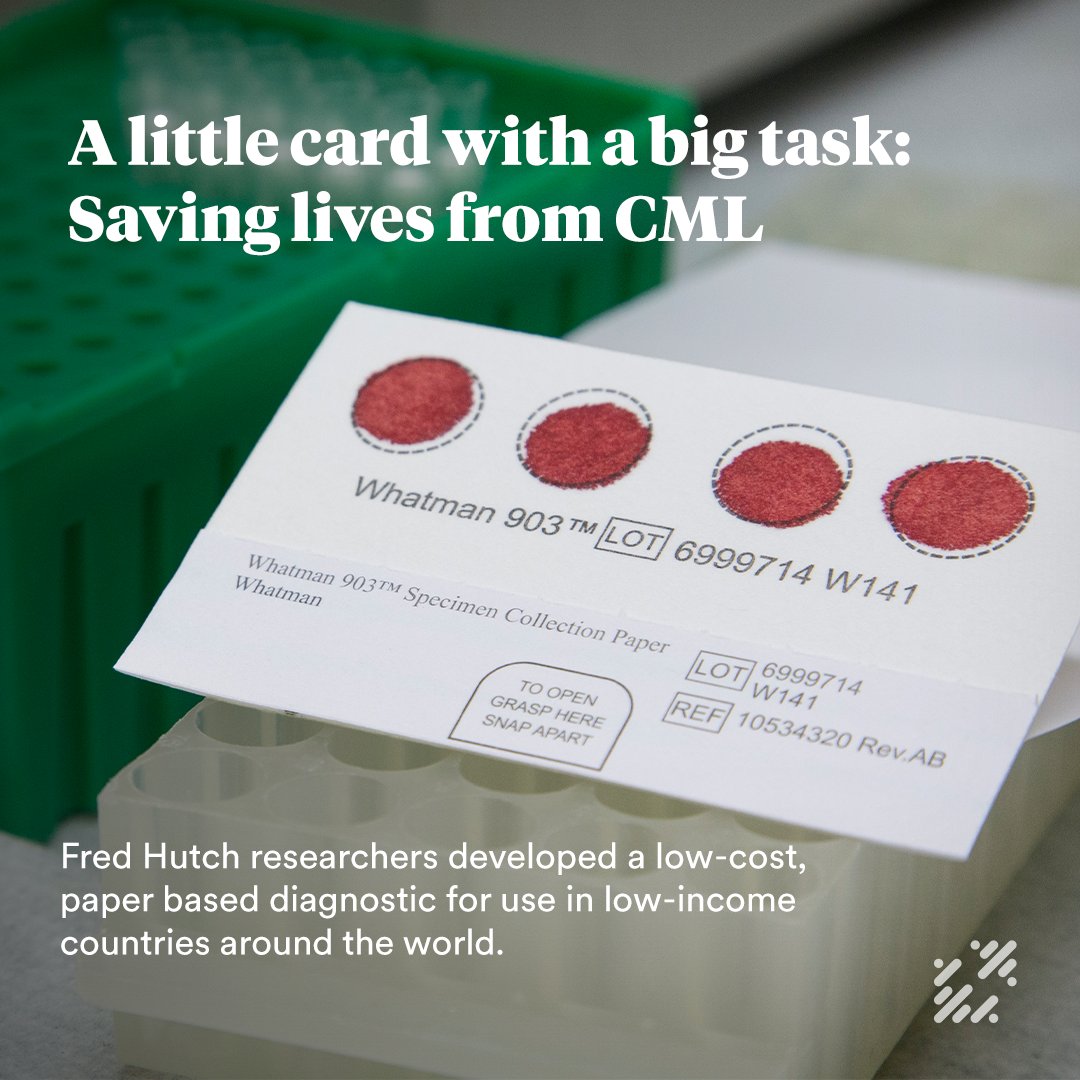 Fred Hutchinson Cancer Center (@fredhutch) on Twitter photo Spot on CML provides low-cost, low-tech access to advanced laboratory diagnostics for #CML – and access to free life-saving treatment – through a unique collaboration with <a href="/themaxfndn/">The Max Foundation</a> that reaches patients across the globe. 🌍 Learn more: bit.ly/40KmOZ9
#WorldCancerDay Spot on CML provides low-cost, low-tech access to advanced laboratory diagnostics for #CML – and access to free life-saving treatment – through a unique collaboration with <a href="/themaxfndn/">The Max Foundation</a> that reaches patients across the globe. 🌍 Learn more: bit.ly/40KmOZ9
#WorldCancerDay