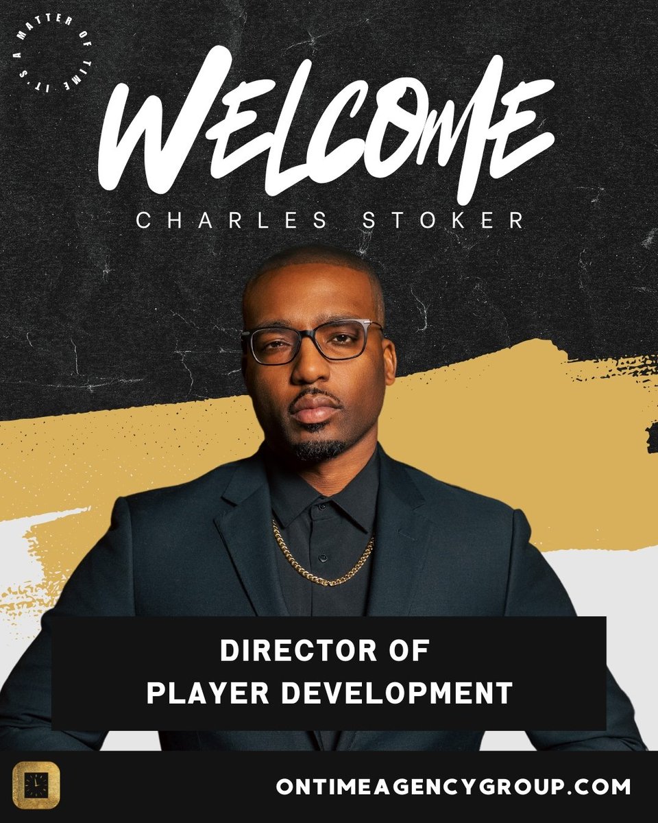 We’re excited to have Charles "Stoke" Stoker join us as our Director of Player Development, bringing years of experience in elite skill training, mentorship, and player growth. His impact on athletes speaks for itself, and we can’t wait to see him reach new heights. Let’s work ⌚
