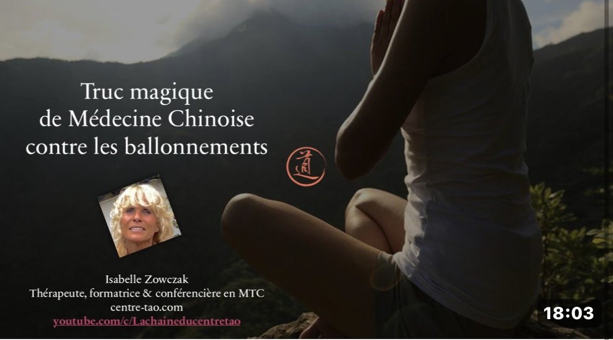 isabelleMTC's tweet image. isabellecentretao 
Sur La Chaîne du Centre Tao @isabellecentretao, apprenez gratuitement à comprendre vos énergies et à interpréter les signes que votre corps vous envoie afin de réguler d’éventuels déséquilibres internes et de vous harmoniser pour vivre en pleine santé !…