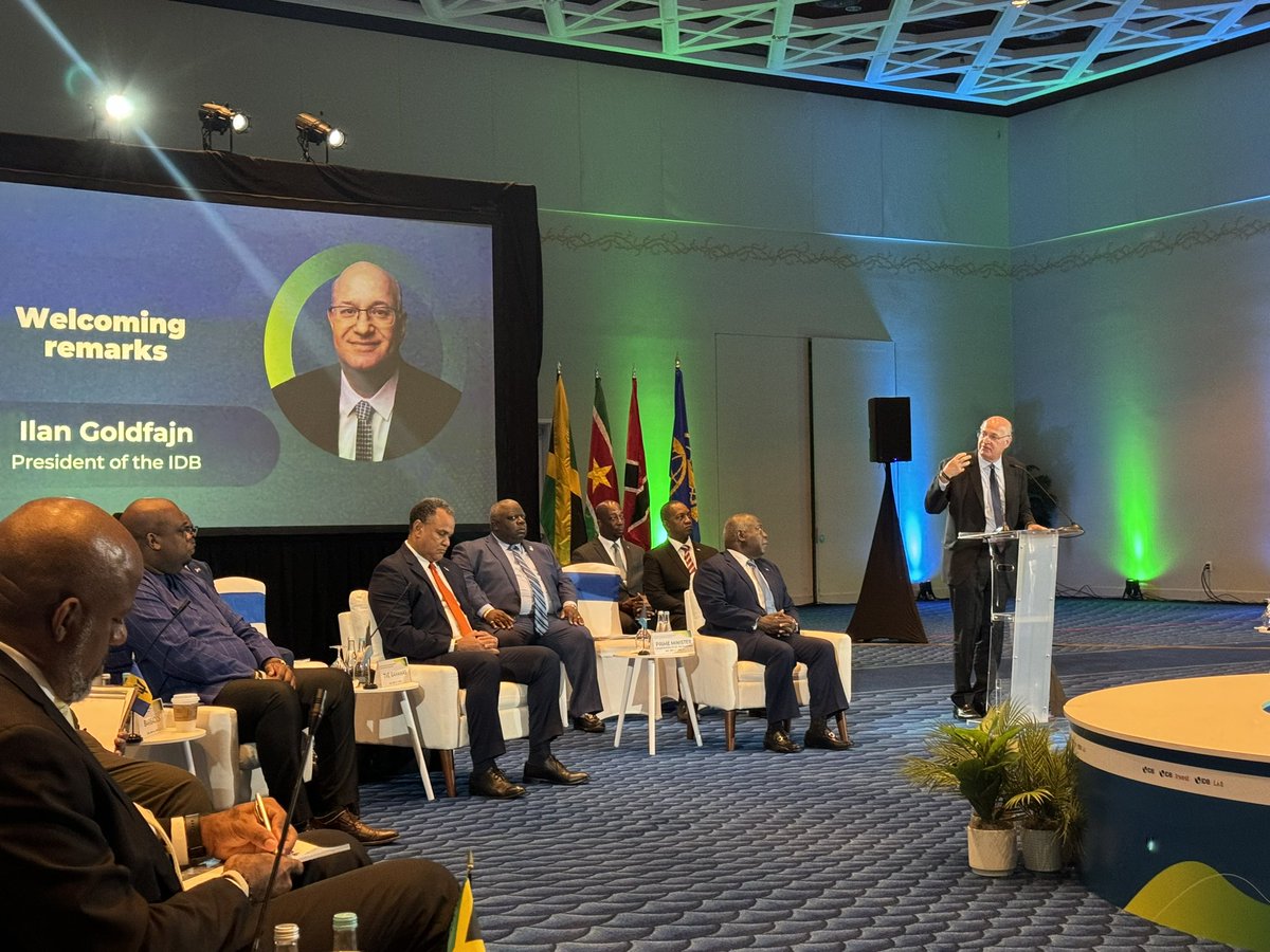 JadeTjon's tweet photo. We just wrapped up the Consultation with Caribbean Governors of the @the_IDB in Nassau, Bahamas. Focus on reforms to implement IDB+ strategy. This engagement reaffirmed the IDB’s commitment to empowering #Caribbean nations. https://t.co/Sj7mdlp0fQ