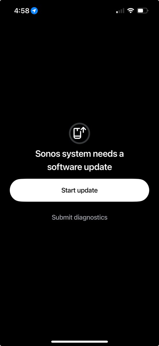 The screen every Sonos owner has learned to dread.
