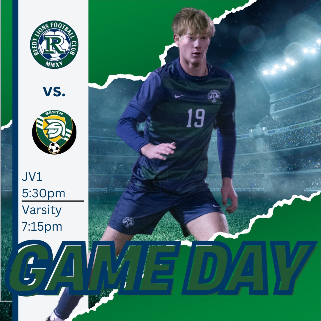 Reedy Men's Soccer (@reedysoccer) on Twitter photo Here we go for game #5 in district 12-5A
<a href="/ReedySoccer/">Reedy Men's Soccer</a> takes on <a href="/SmithBoysSoccer/">Newman Smith Boys Soccer</a>
🆚 <a href="/SmithBoysSoccer/">Newman Smith Boys Soccer</a>
⏰ JV1 5:30 | Var 7:15
🏟️ <a href="/ReedySoccer/">Reedy Men's Soccer</a>
🎟 tickets.friscoisd.org Here we go for game #5 in district 12-5A
<a href="/ReedySoccer/">Reedy Men's Soccer</a> takes on <a href="/SmithBoysSoccer/">Newman Smith Boys Soccer</a>
🆚 <a href="/SmithBoysSoccer/">Newman Smith Boys Soccer</a>
⏰ JV1 5:30 | Var 7:15
🏟️ <a href="/ReedySoccer/">Reedy Men's Soccer</a>
🎟 tickets.friscoisd.org