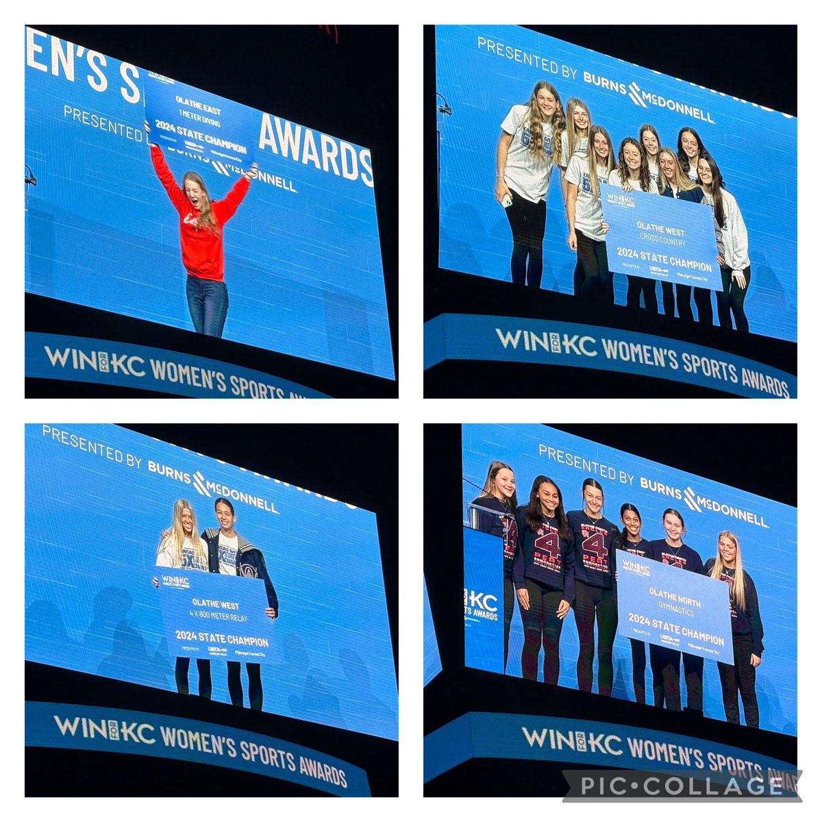 MCJohnson1970's tweet photo. Had a great time celebrating women and girls in sports at the annual #winforkc Awards Luncheon! Congrats to our @olatheschools girls on their numerous state championships! Also a great message from @CaitlinClark22 💪🏀 https://t.co/Sbvz803i52