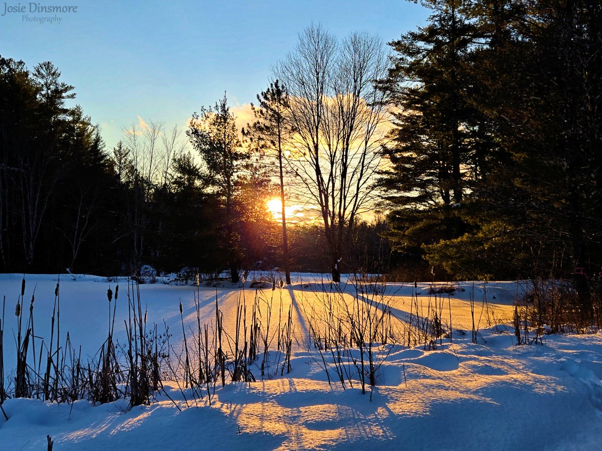 Sunset glow across the frozen land.  There is still lots of beauty in the middle of winter!

📍 Long Lake in Samuel de Champlain Provincial Park, Ontario.

#ShareYourWeather #DiscoverON #sunset #winter