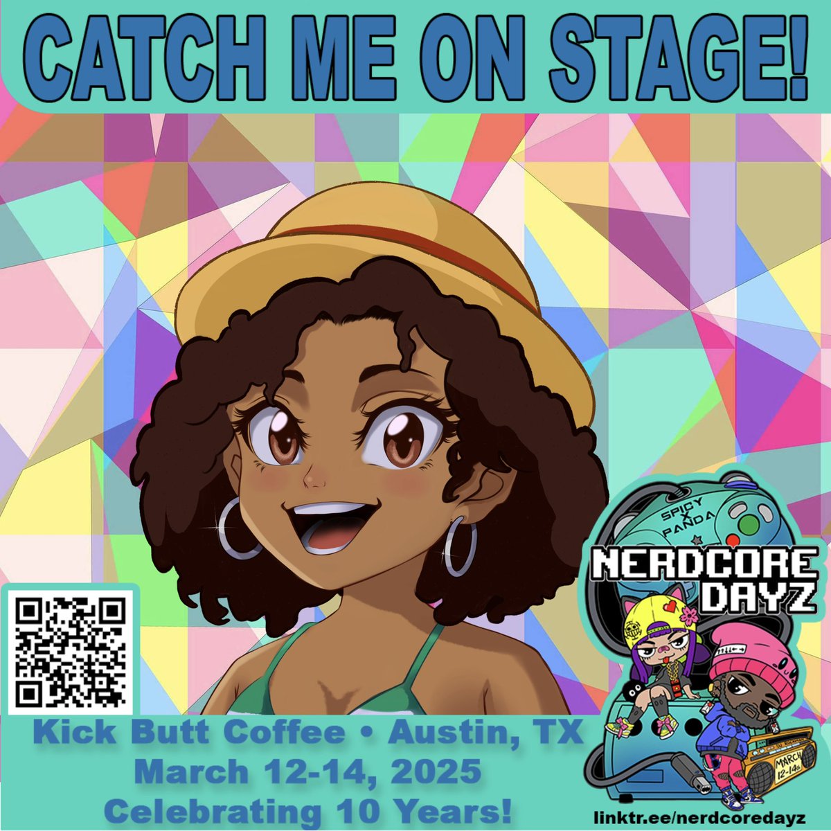 Keetheweeb's tweet photo. BEYONDDDDD EXCITED TO ANNOUNCE I WILL BE BACK IN AUSTIN WITH NERDCORE DAYZ FOR THE 10TH ANNIVERSARY! PLZ IF YOURE IN AUSTIN OR EVEN AT SXSW DURING THESE DAYZ COME SAY HI! ✨💜
@djrockman48 @nerdcoredayz thanks! https://t.co/D5a7yks7pJ