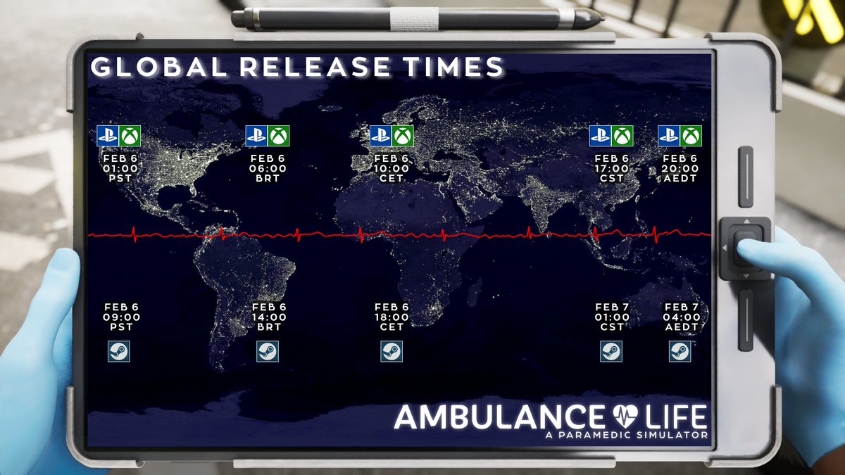TheAmbulanceSim's tweet photo. 🚑 Ambulance Life: A Paramedic Simulator
🌍 Global Release Times https://t.co/OWHosw9yOa