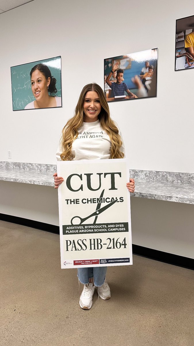 BrielleStair's tweet photo. 🚨 BREAKING: Arizona HB-2164 passed committee 10-0!

Making American Healthy Again starts local! The Arizona Healthy Schools Act (HB-2164) will ensure that the chemicals are cut out of school lunches! 🇺🇸🫐🥦

https://t.co/EnmXfMLdfY https://t.co/ai7aq00fvM