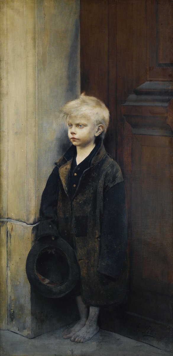 FormanArt1's tweet photo. “Little beggar”, 1886. Fernand Pelez (1848-1913)
https://t.co/TUl8KLqBsq
#artefrancés
#pintorfrancés
#realismo
#FernandPelez
#ArtistaSocial
#FrenchArt
#FrenchPainter
#Realism
#19thCenturyArt
#SocialArtist
#ArtFrançais
#PeintreFrançais
#Réalisme
#XIXeSiècle
#ArtisteSocial https://t.co/LRQOJyaVUl