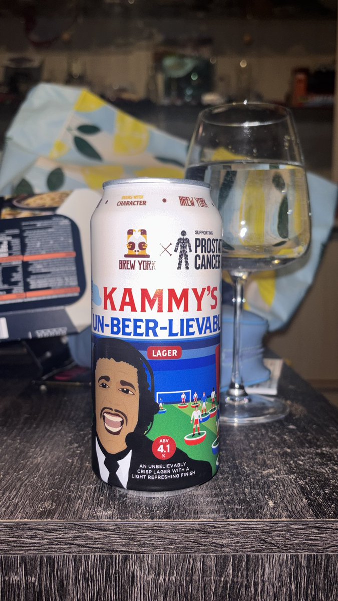 ConnorThomps0n's tweet photo. A great cause, and a great Lager #ChrisKamara @chris_kammy https://t.co/D8CZuQ7Hhq