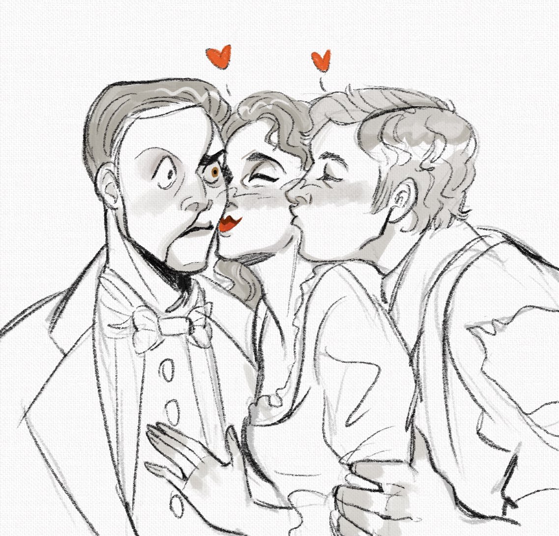 echo3EEE's tweet photo. 第一张图有参考。第二张图也是有原照片。

#PhantomoftheOpera #musical #fanart https://t.co/9Ct9sdxHW1