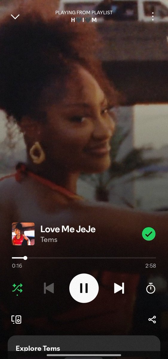 HEISKUFREJAH's tweet photo. Song of the day is
LOVE ME JEJE-TEMS "Love Me Jeje" by Tems is a beautiful blend of nostalgia and modern vibes. Her voice is pure magic! ❤️🎶 #Tems #LoveMeJeje #AfrobeatVibes #TimelessSound
CONGRATS 🎉 ON THE GRAMMY WIN @temsbaby more Grammy's to come 😉 https://t.co/QhOFzYvjRg