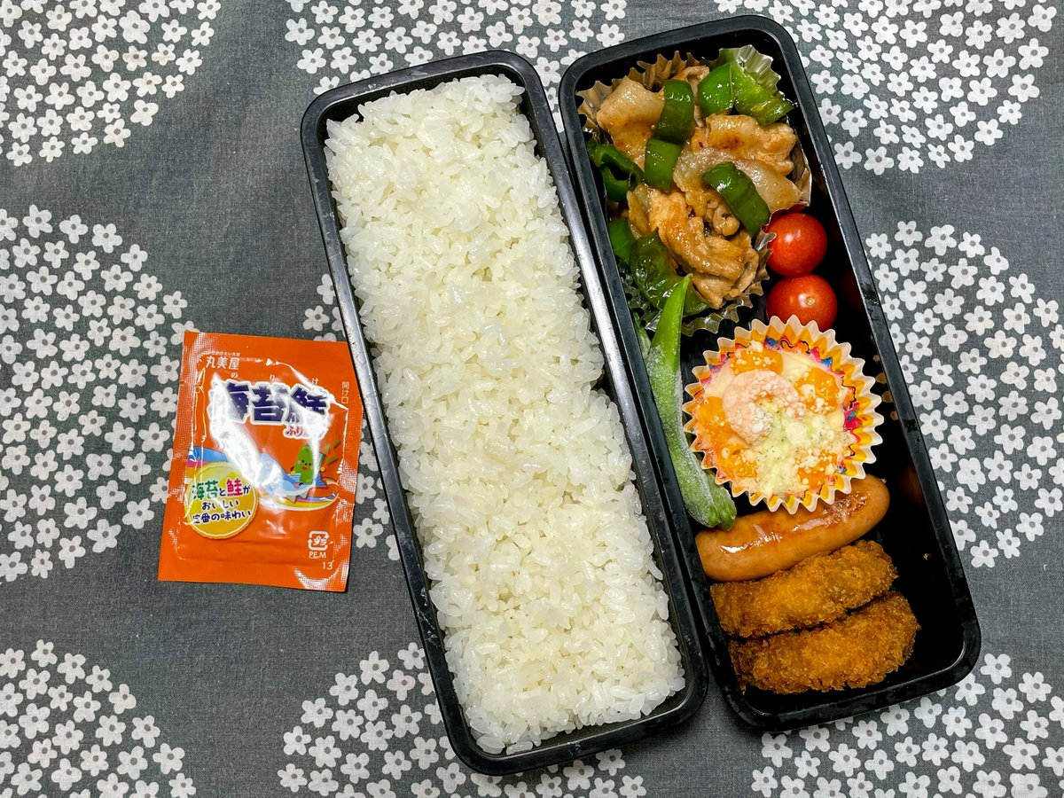 おはようございます。

少し疲れ気味の朝ですが、今日も高校生男子弁当作れました✨

今日も一日ご機嫌に😊
いってらっしゃい♪