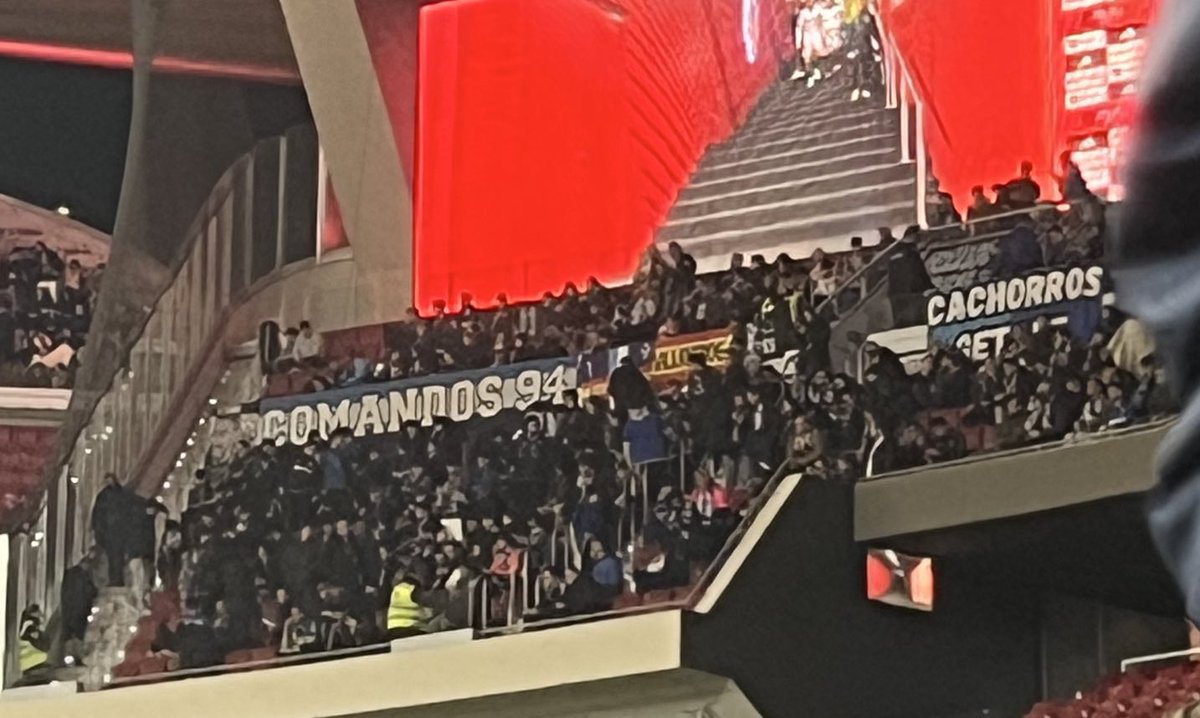 El espectáculo hoy ha estado en la grada visitante del Riyadh Air.

Orgullosos de nuestros colores. Orgullosos de ser del Getafe.

Fuerte la voz… ¡FORZA GETA SIEMPRE!