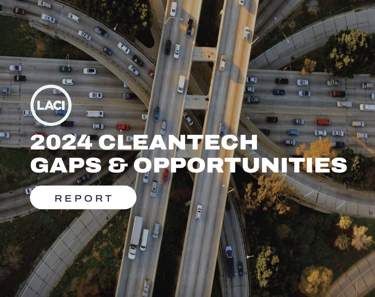 How is LACI working to fill existing market sector gaps in the areas of clean energy, zero emission transportation, and sustainable cities? Read our latest Cleantech Gaps &amp; Opportunities Report to find out:

laincubator.org/wp-content/upl…