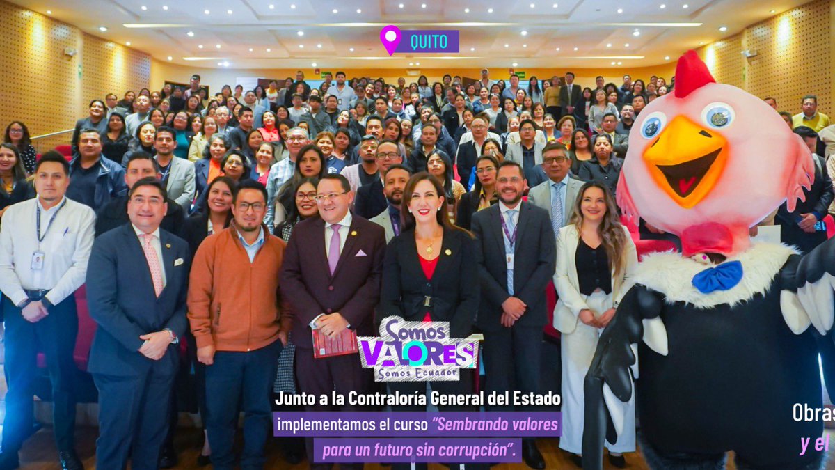 Educacion_Ec's tweet photo. 🤝📝 Esta tarde, junto a la @ContraloriaECU, firmamos un convenio específico de cooperación interinstitucional para la implementación del curso “Sembrando valores para un futuro sin corrupción”. 

💡¿Cuál es el objetivo del curso? 
✅ Fortalecer la formación de los profesionales de la educación y mejorar la calidad del sistema educativo.
✅ Promover procesos de sensibilización y prevención de la corrupción, así como fomentar la práctica y vivencia de valores y principios éticos en diversos ámbitos de la gestión pública, con un enfoque particular en las instituciones educativas.
✅ Incluirá temas de #EducaciónCívica, Ética e Integridad, contribuyendo a la lucha contra la corrupción y promoviendo la participación ciudadana y la práctica de principios éticos.

#ElNuevoEcuadorResuelve