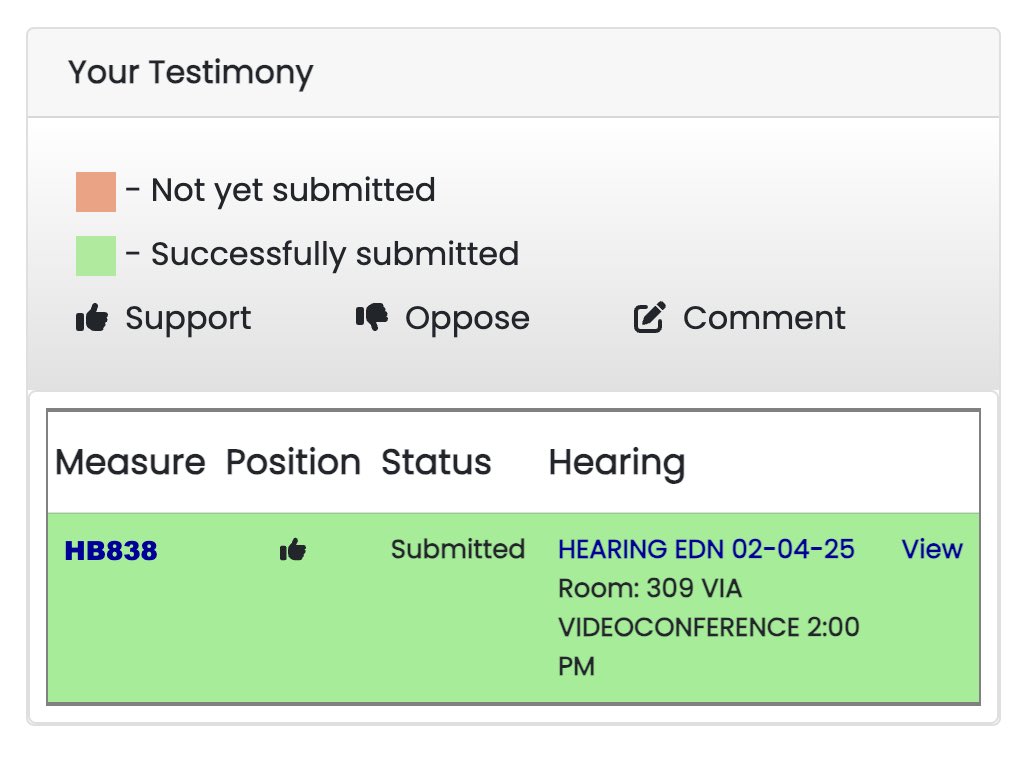 Don’t forget to submit yours! Hearing at 2 pm today <a href="/808nbcts/">Hawaii NBCTs</a>