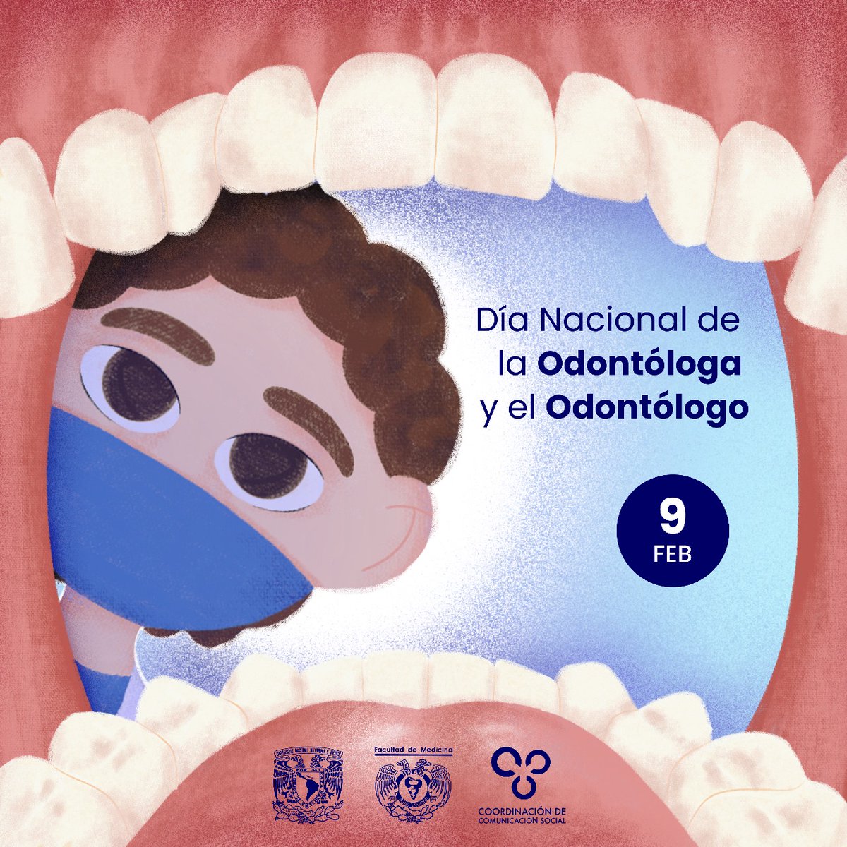 FacMedicinaUNAM's tweet photo. 🦷¡Feliz día a las odontólogas y los odontólogos! 🦷 https://t.co/bKOjKYWwYV