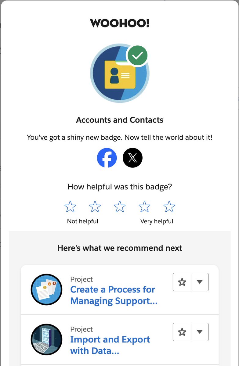 kalaipskn's tweet photo. Just earned the Accounts and Contacts badge on @Trailhead and you should too! https://t.co/hnOz3569qD https://t.co/TJqnDhEiiu
