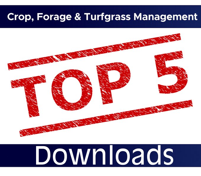 🌱📷 Which <a href="/cropforageturf/">Crop, Forage & Turfgrass Management</a> articles caught your attention in 2024?

Here are the top five downloaded articles published in 2024:

1️⃣Management strategies for preventing and recovering from bermudagrass winterkill: doi.org/10.1002/cft2.2……  [1/5]