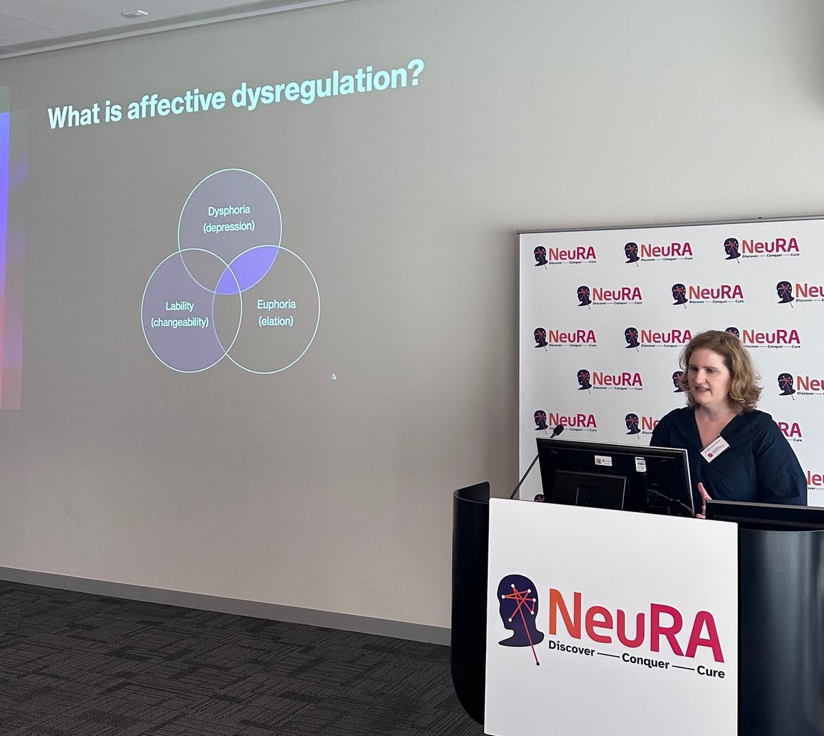 Our own Dr <a href="/NikkiAnneWilson/">Dr Nikki-Anne Wilson</a> speaks on humour style and affective lability in cognitively impaired older adults #ANSS <a href="/NeuroPsychPIA/">Neuropsychiatric Syndromes PIA</a> <a href="/DesignDataPIA/">Design and Data Analytics PIA</a> <a href="/MoyraMortby/">Dr Moyra Mortby</a>
