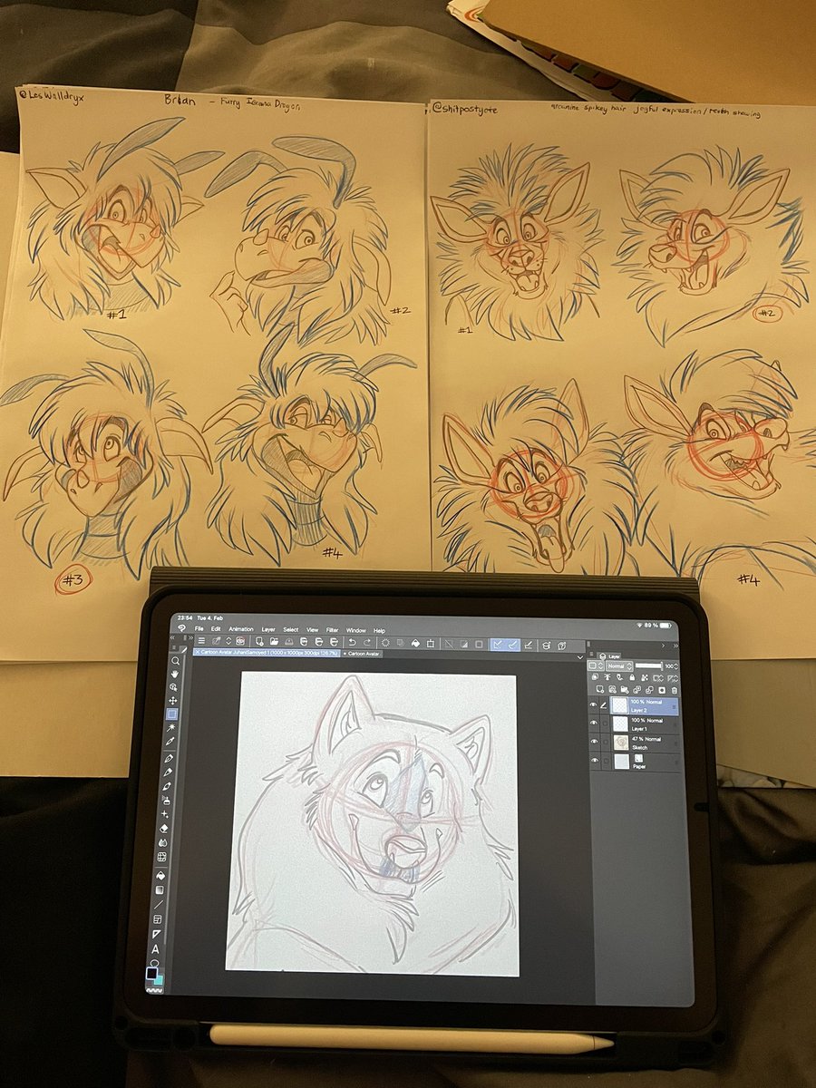 Some of the cuties I have been working on today! ^_^ More lineart and colouring tomorrow! 💜 💤