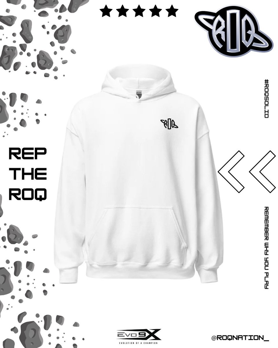 ROQNATION_'s tweet photo. REP THE ROQ 🖤🪐
Merch By: @evo9x
#ROQNATION #ROQSOLID #EVO9x #SHOP #ESPORTSTEAM https://t.co/PyKRELgIu9