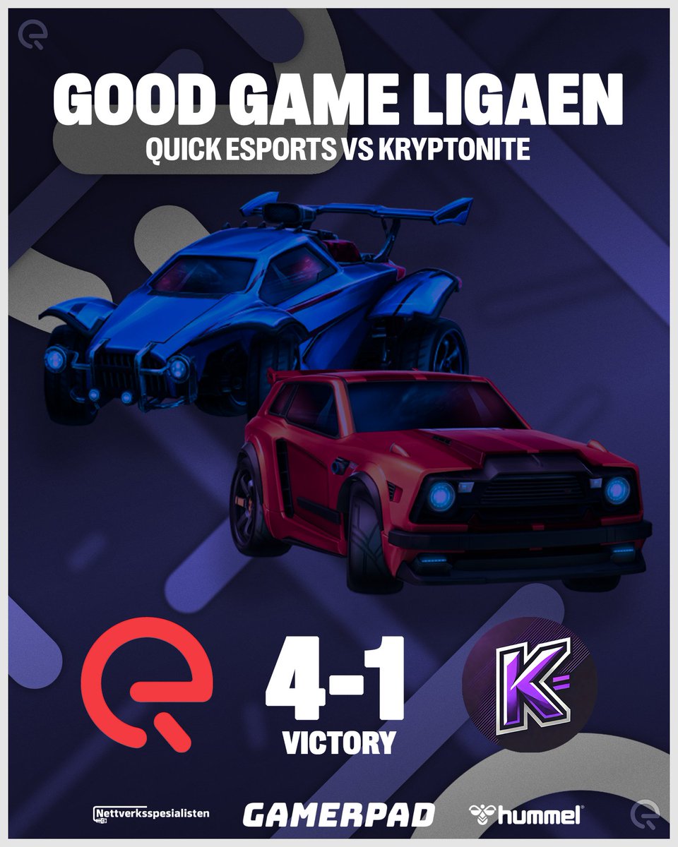 Quick Esports (@quickesports_no) on Twitter photo The 4-1 curse continues as we win our third <a href="/ggligaen/">Good Game-ligaen</a> game of the season!
Next up: Injection Gaming on Thursday @ 20 CET.
#QuickWork The 4-1 curse continues as we win our third <a href="/ggligaen/">Good Game-ligaen</a> game of the season!
Next up: Injection Gaming on Thursday @ 20 CET.
#QuickWork
