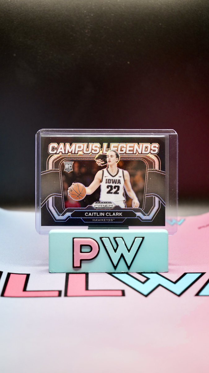 pullwax's tweet photo. Caitlin Clark 1/1 Campus Legend Out of Prizm Draft Picks #Justpulled @Whatnot https://t.co/SawBpoK2ht