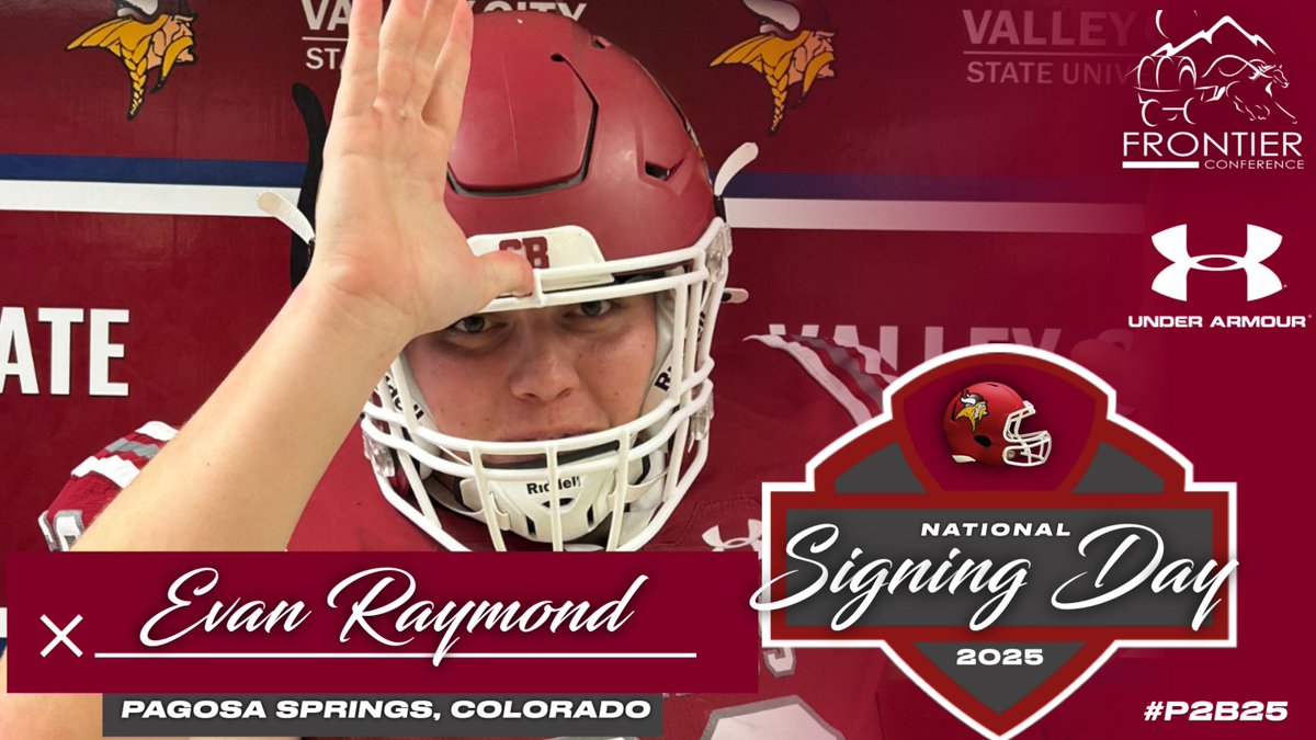 VCSU Football (@vcsu_football) on Twitter photo 🚨 SIGNED! Welcome to the Brotherhood! 🚨
✍️ Evan Raymond
🏈 Pos: Offensive Line
📏 Ht/Wt: 6’1” / 290 lbs
📍 Hometown: Pagosa Springs, CO
🏫 Prev. School: College of the Redwoods (CA)
🎥 Highlights: youtu.be/nQuRAUijRFU
Follow ➡️ <a href="/EvanRaymond18/">Evan Raymond</a>
Prev Program ➡️ <a href="/_CR_Football/">College of the Redwoods Football</a> 🚨 SIGNED! Welcome to the Brotherhood! 🚨
✍️ Evan Raymond
🏈 Pos: Offensive Line
📏 Ht/Wt: 6’1” / 290 lbs
📍 Hometown: Pagosa Springs, CO
🏫 Prev. School: College of the Redwoods (CA)
🎥 Highlights: youtu.be/nQuRAUijRFU
Follow ➡️ <a href="/EvanRaymond18/">Evan Raymond</a>
Prev Program ➡️ <a href="/_CR_Football/">College of the Redwoods Football</a>