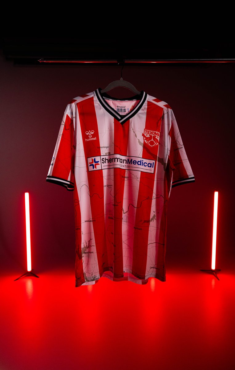 A closer look at our home jerseys 🤩
Get your own here: shop.texomafc.com/products/texom…

#WeAreTexomaFC #VamosTexoma #USL1 #USLLeagueOne #JerseyReveal