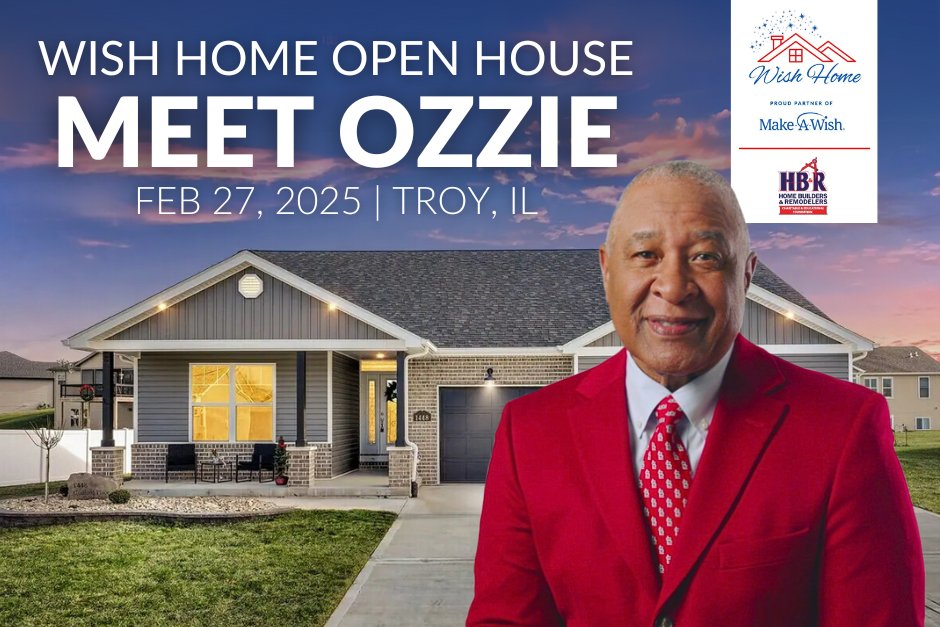 MakeAWishMOKAN's tweet photo. ✨Tour the Wish Home with Cardinals Legend Ozzie Smith! 🏡

Join us in Troy, IL on Feb 27, 5-7 PM! Meet Ozzie, tour the home, and enter for your chance to win! 💰

🎟️ Purchase tickets at https://t.co/MoDgIoZbU2 👈

#WishHome #MakeAWish @wishillinois https://t.co/3kzurlJInw