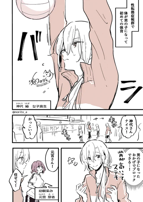 男の子になっちゃった女子高生と幼馴染みの女の子の話(1/5) 