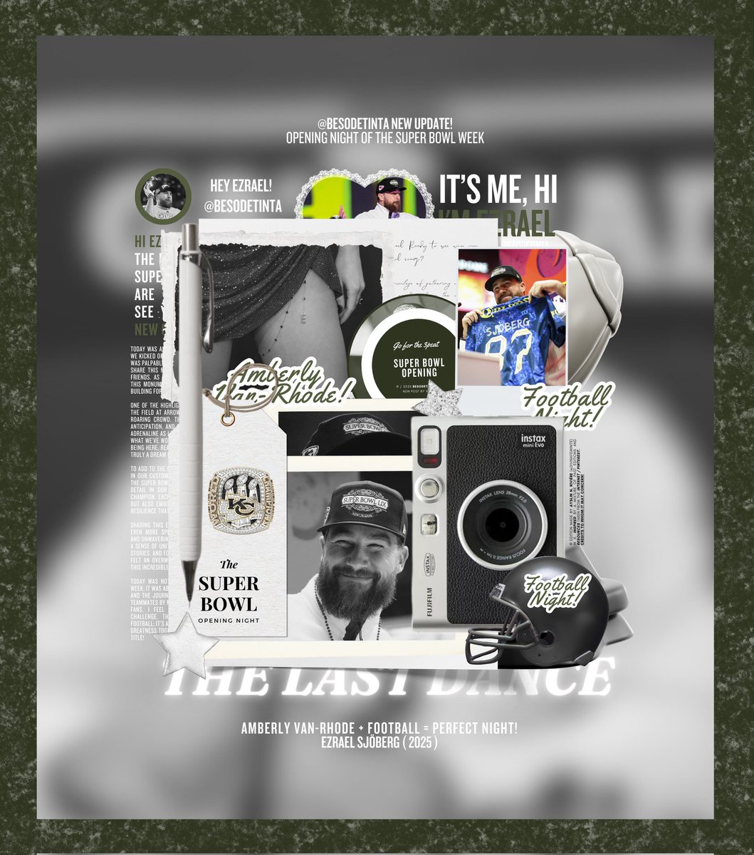 ⠀ Ezrael Sjöberg / 𝖿𝗋𝗈𝗆 𝗍𝗁𝖾 𝖵𝖺𝗎𝗅𝗍: ﹫besodetinta. 𓏲 🏈 “Today was not just about kicking off #SuperBowlRP Week; it was about celebrating teamwork and dedication during the whole #NFLRP season. With the #ChiefsRP, I feel more than ready to take on this challenge.”