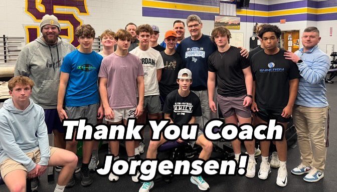 Special Guest, WFCA Hall of Famer, the legend, Coach Steve Jorgensen! He graciously took time out of his day to help these young men grow! He instructed the boys the same way he taught Braelon Allen when he coached him through high school. So very thankful! <a href="/CoachJorgy/">Steven Jorgensen</a>