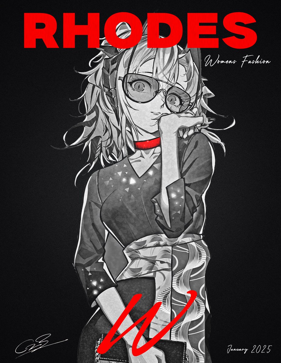 RHODES Fashion Magazine Cover (2025) Vol.1 
W by <a href="/tomosuge/">澗C_23</a> 
#Arknights #明日方舟 #アークナイ #명일방주 #ArknightsFanArt #Arknights5thAnniv #ArknightsEndfield