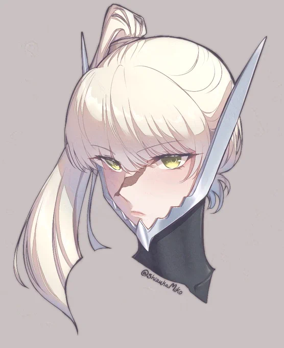 ko-fi c0mm for  of her vn character, Delta 2! 
