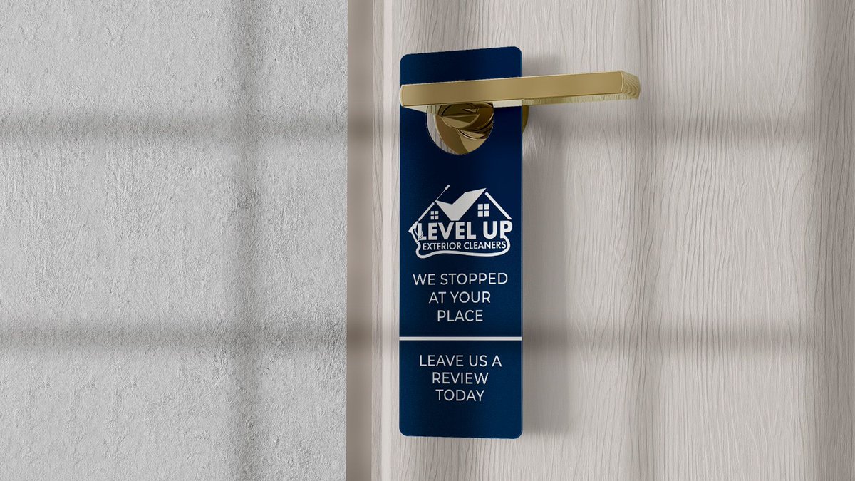 Just finished a bold, professional logo for Level Up Exterior Cleaners in Hickory, NC! They needed something versatile &amp; instantly recognizable, and we delivered! What do you think of the final look? 👀✨ 

#LogoDesign #Branding #PowerWashing #logodesigner #design #designer