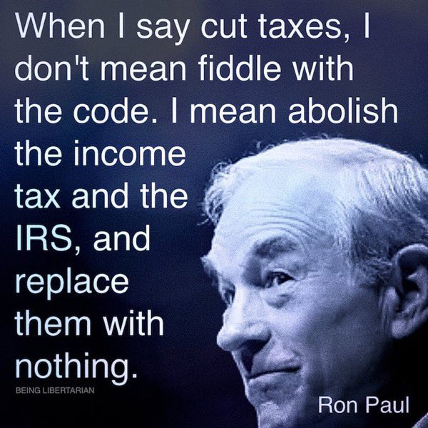 beinlibertarian's tweet image. Let’s abolish the IRS