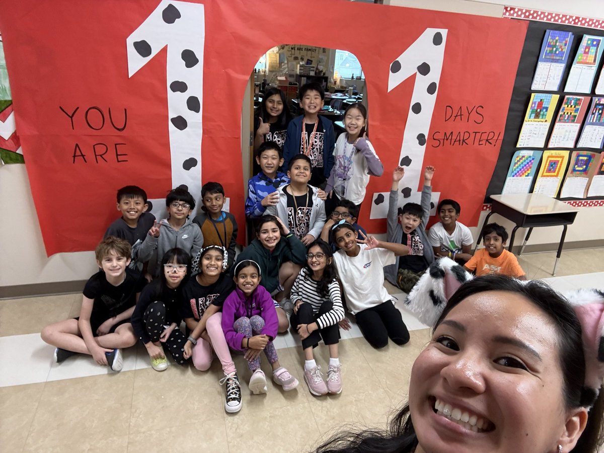 We’ve spent 101 days together and these pups are 101 days smarter!! <a href="/ASE_Dalmatians/">Sullivan Elementary</a>