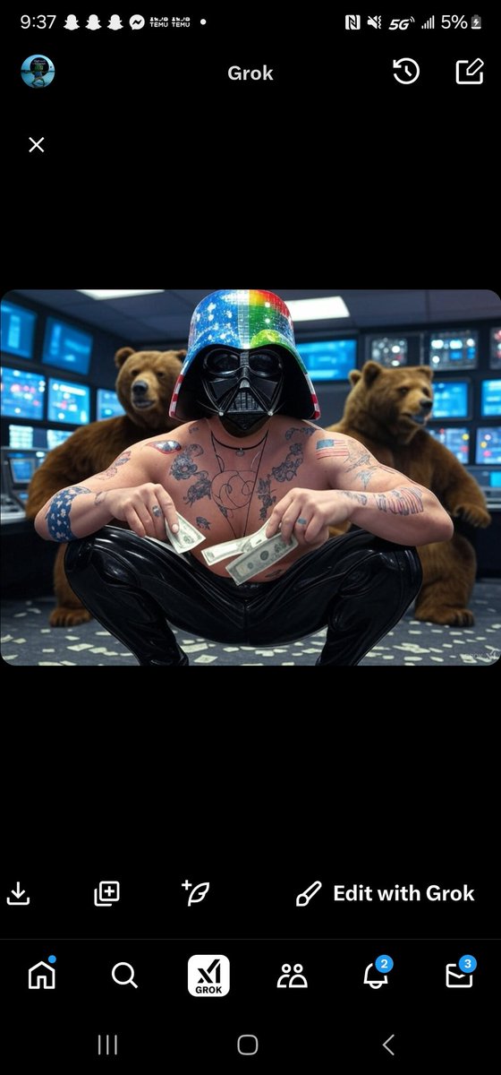 HTGetaways's tweet photo. Creator unknown. Tag the creator!
#porsche #community #x #xcommunity #xcreator #creator #verified #f4f #creatorsupportcreator #doge #GRAMMYs #beforyou #earth
#tesla #romance #BiancaCensori
#starwars #grok #darkvador #rainbow #wrestling #creator #creatorsupportcreator https://t.co/V8p60Vmmz2