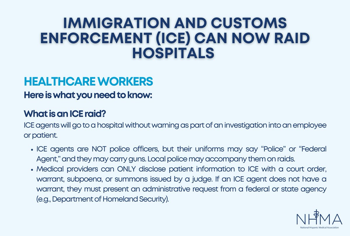 NHMAmd's tweet photo. Immigration rights and ICE raids in health care: Medical professionals &amp; patients have constitutional rights. Review and remember these to ensure all individuals are protected.

Scan the codes or visit the link below for resources🔗 | #HealthcareForAll
https://t.co/rVQalVpFeX https://t.co/RqxLK9Creg