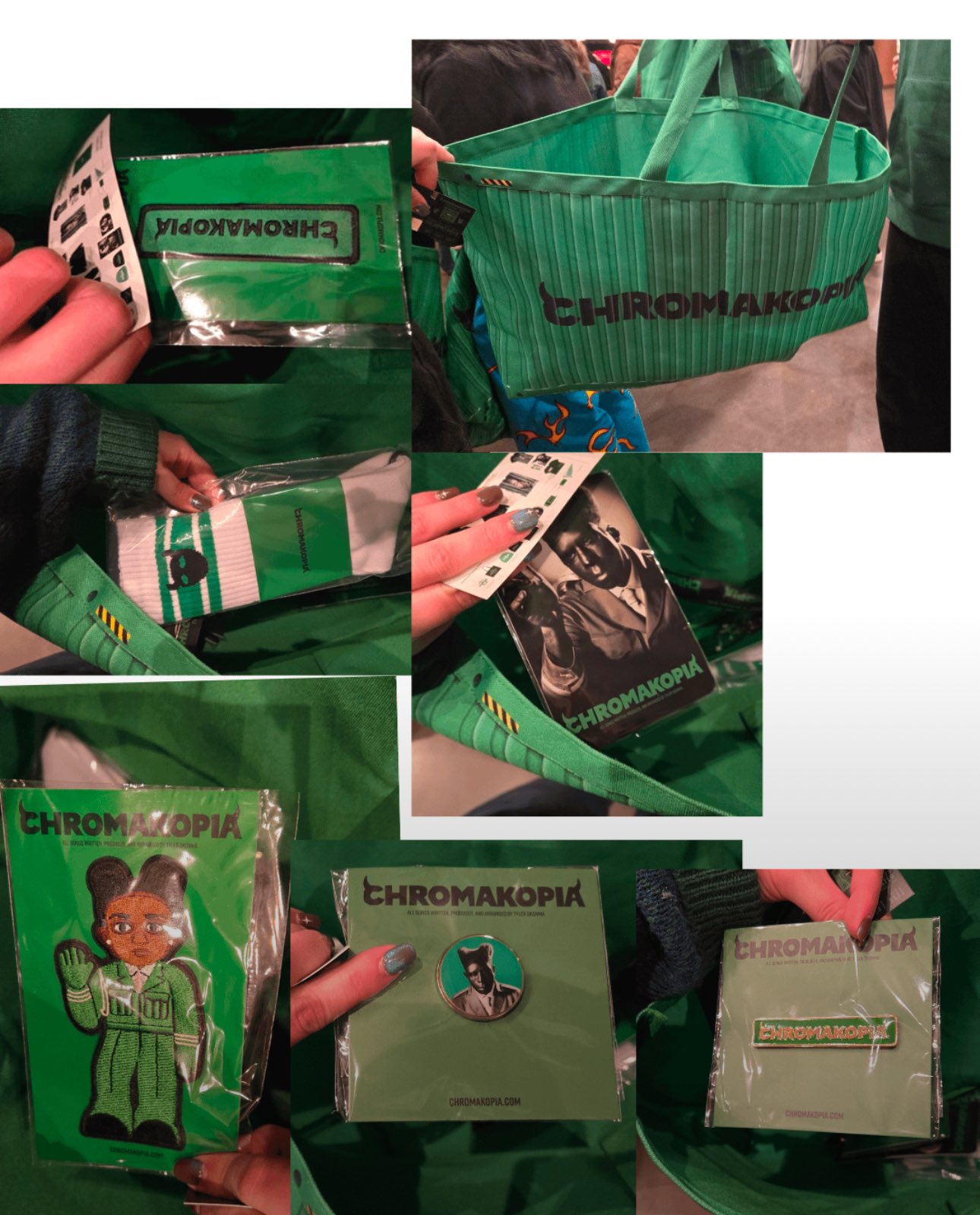 Tyler the creator Chromakopia VIPツアー グッズ 公演当日グッズ販売のご案内】 「TYLER,THE CREATOR CHROMAKOPIA