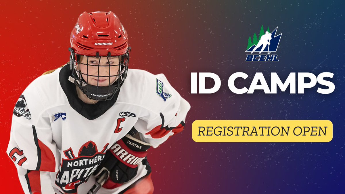 Registration is now open for our upcoming ID Camps! 🏒

#WeAreTheNorth