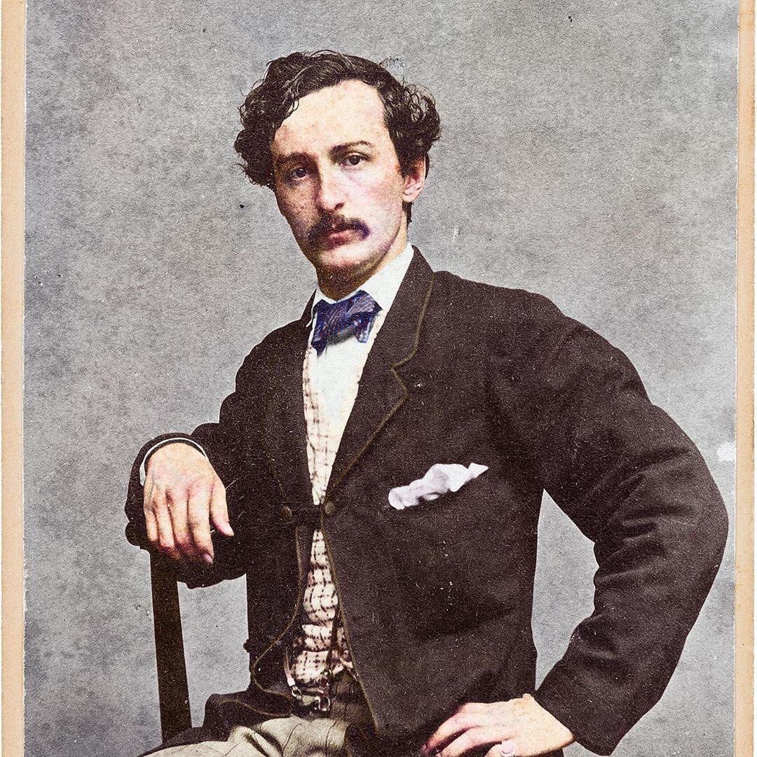 whitecroptop's tweet image. Why did no one ever tell me John Wilkes Booth was kinda hot