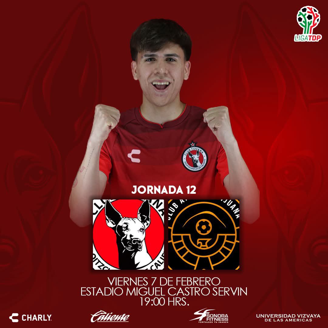 Xolos_Hmo's tweet photo. ¡Semana de @LigaTDP 🙌🏻!

Nos vemos este viernes 7 de febrero en el Estadio Miguel Castro Servín para recibir a Club Atletico Tijuana a las 19:00 hrs 👊🏻. https://t.co/S7m1Cx5dLH