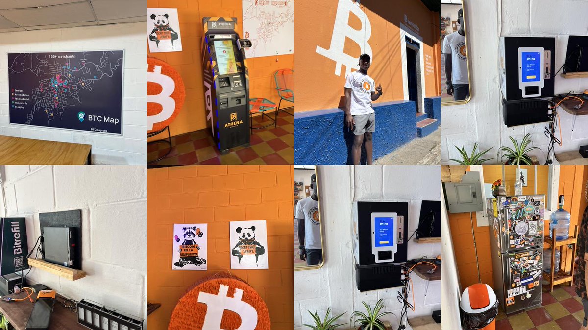 Bitcoin Kampala Uganda (@bitcoinkampala) on Twitter photo The <a href="/BitcoinBerlinSV/">Bitcoin Berlín SV 🇸🇻</a> community is amazing!
✅Over 100+ merchants that accept #Bitcoin
✅A very #Bitcoin friendly community center
✅<a href="/k1elsalvador/">K1 Technology</a> coins & <a href="/AthenaBitcoin/">Athena Bitcoin</a> ATMs
✅Self service merchandise shelf 🤩
✅A Full Node & multiple #Bicoin learning materials
✅And many The <a href="/BitcoinBerlinSV/">Bitcoin Berlín SV 🇸🇻</a> community is amazing!
✅Over 100+ merchants that accept #Bitcoin
✅A very #Bitcoin friendly community center
✅<a href="/k1elsalvador/">K1 Technology</a> coins & <a href="/AthenaBitcoin/">Athena Bitcoin</a> ATMs
✅Self service merchandise shelf 🤩
✅A Full Node & multiple #Bicoin learning materials
✅And many