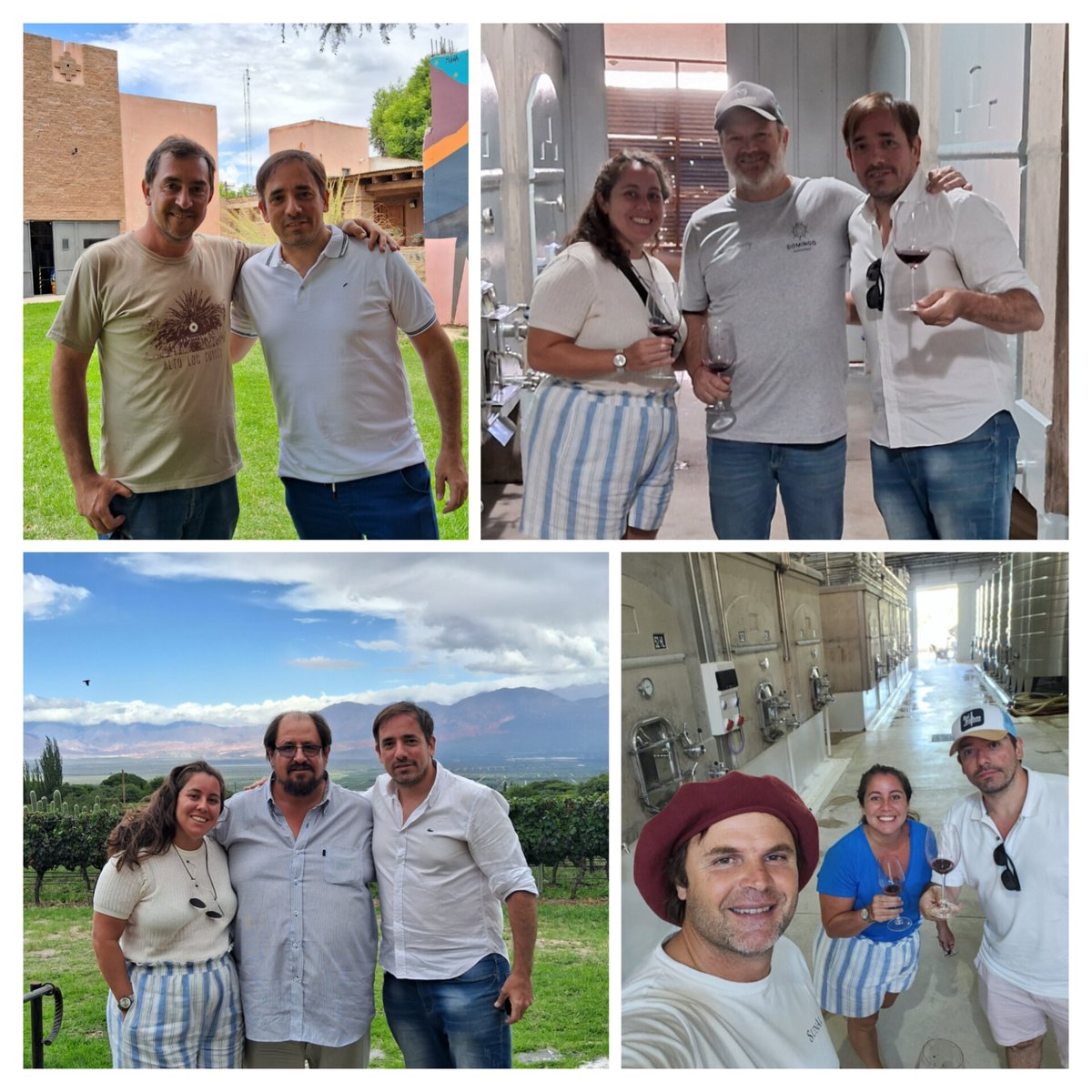 galobasu's tweet image. Estos son los 4 Fantásticos del NOA y tuve el privilegio de compartir charlasy vinos con ellos: @PacoPuga1 @rdcafayate Marcos Etchart y @agustin_lanus 🗻🍷🌵